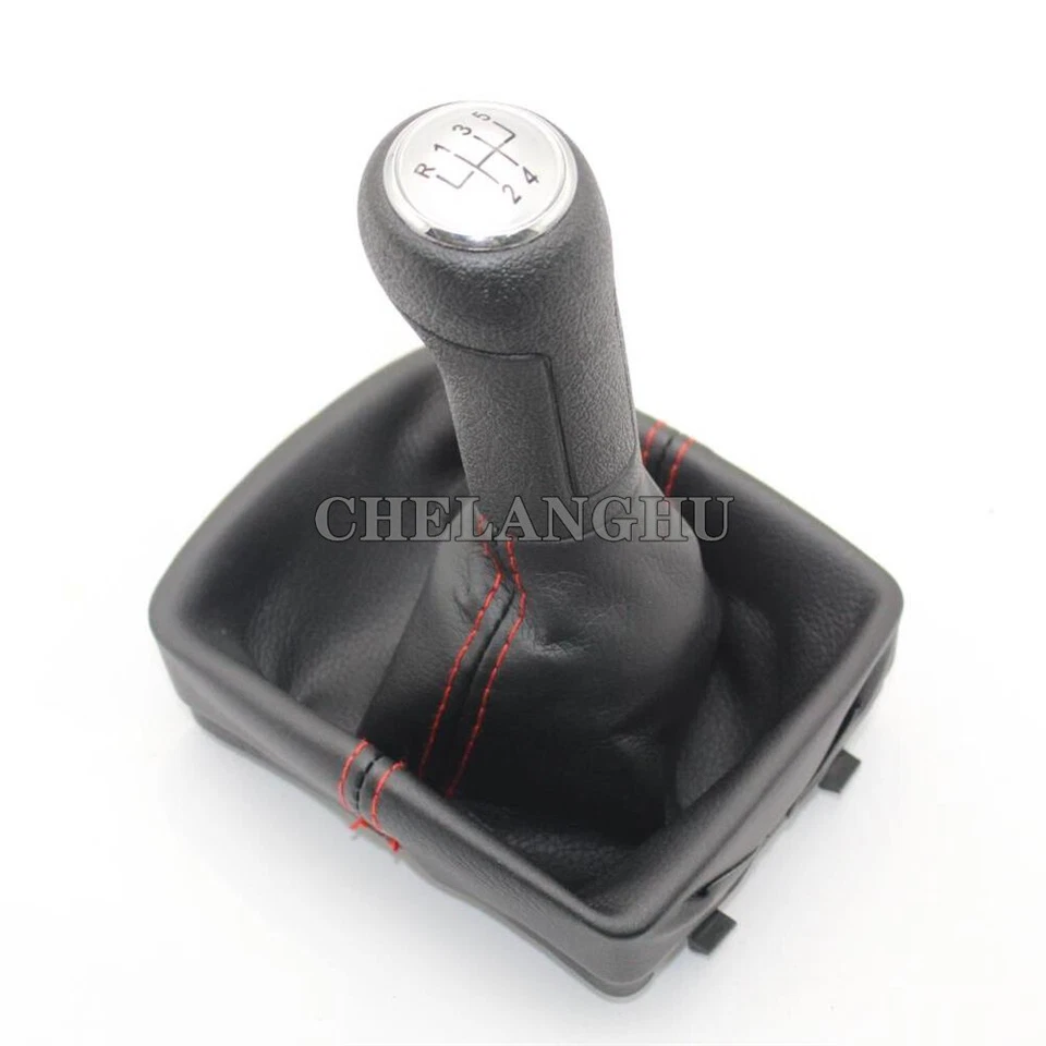 For VW Polo GTI 9N 9N2 2002-2010 Car 5 Speed Gear Shift Knob With Leather Boot - image 4 of 4