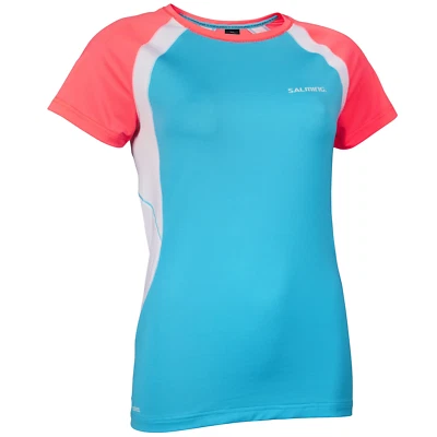 Salming Nova Tee T-Shirt Damen Sportshirt Funktionsshirt Top blau 1278668 5237 - Bild 1 von 4