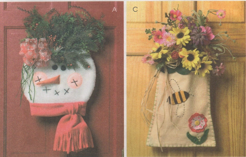 McCalls Sewing Pattern 5257 EASY Door Hangings Christmas Easter Halloween New - Picture 5 of 13