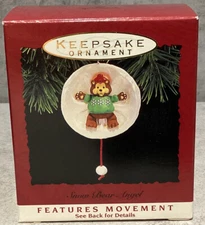Hallmark 1993 Keepsake Ornament Snow Bear Angel Movement