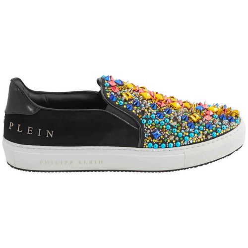 Philipp Plein Cork Slip-On Crystal Shoes, Brand Size 42 (US Size 9), Men's