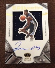 2014-15 Panini Preferred Jordan Adams RC Silhouettes Auto Jersey #ed 32/99