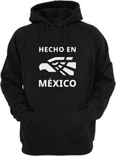 Adult Hoodie Hecho en Mexico Logo Graphic Sweatshirt Multiple Colors