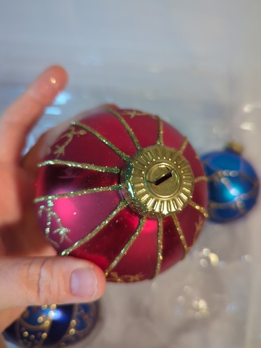 Chiave ottone vintage lumiere vetro ornamenti soffiato a mano cristalli swarovski artigianali 124A - Foto 20 di 21
