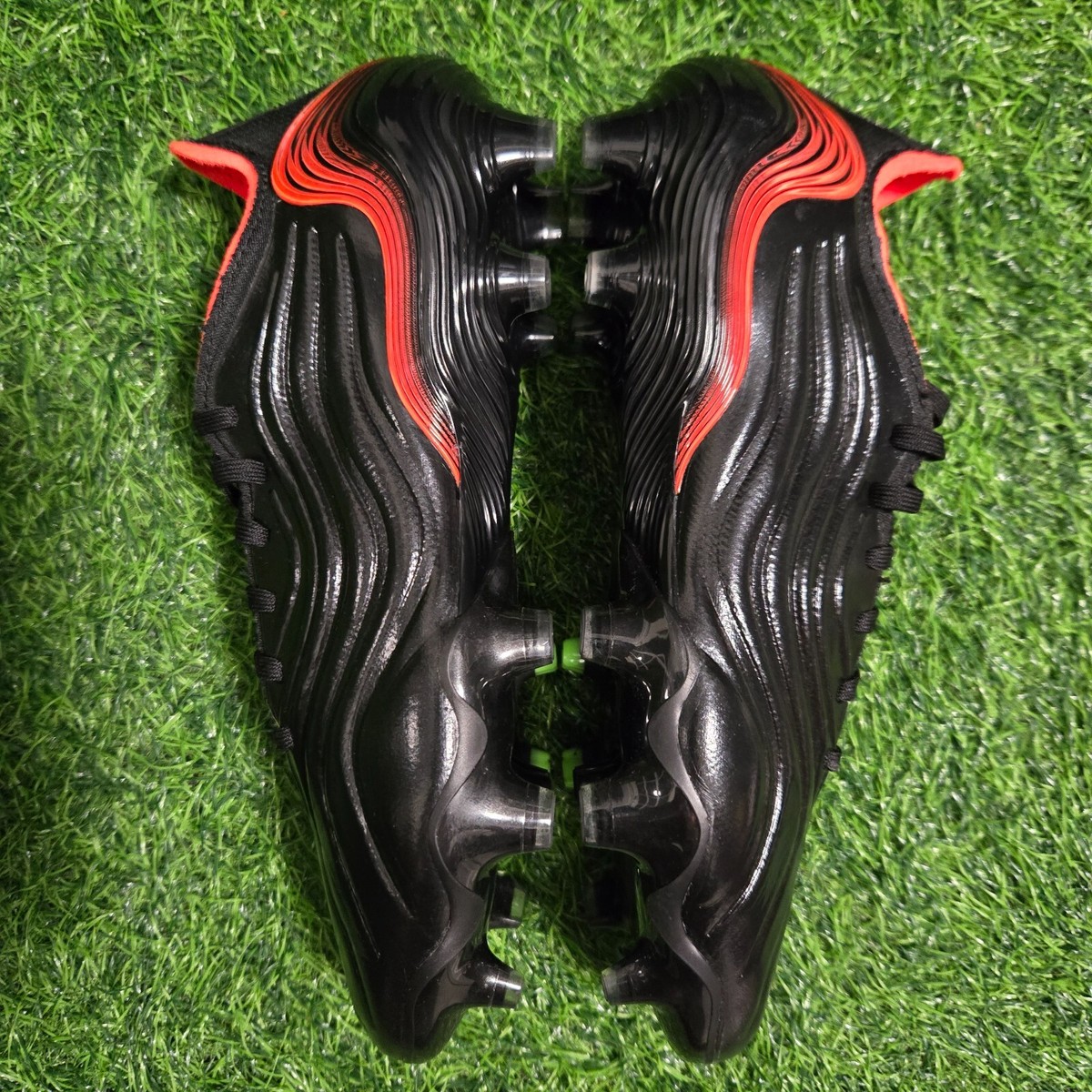 New Men’s Adidas Copa Sense+ FG Black Solar Red Size 10.5 GW3608 adidas Copa Sense .1 FG Shadowportal - Core Black/Solar Red  main image 4