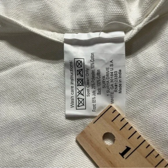 Funda de Almohada Surya, Funda de Almohada, Tamaño Grande Aprox 26in x 26in Falsa Decorativa Foto 4 de 4