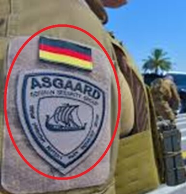 PMC PRIVATE SECURITY CONTRACTOR ASGAARD GSG 2-PC: BAGHDAD BOYS + GERMAN FLAG
