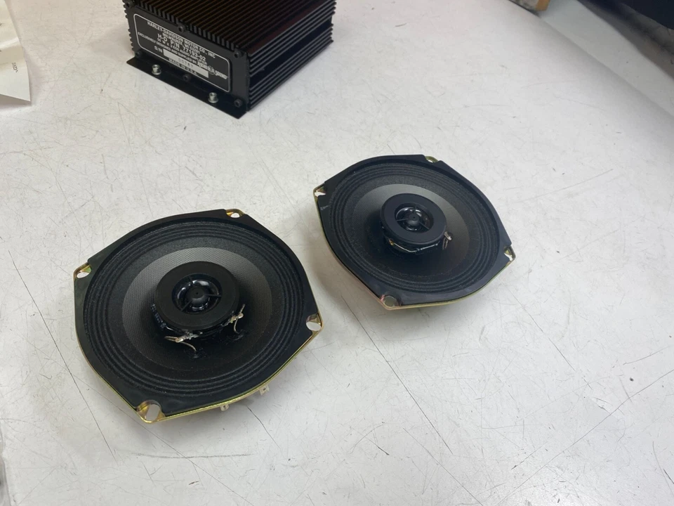 🔥Altavoz de radio sistema de sonido mejorado OEM Harley FLTR Road Glide 1999-2006 Foto 2 de 4