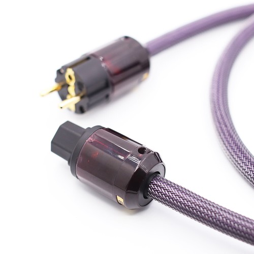 AC-313 HIFI 3x2.5mm² HIFI POWER CABLE Power Cord EU Schuko plug Mains Cable - Picture 2 of 6