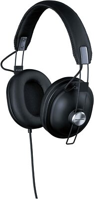 Panasonic RP-HTX70-K Black Stereo Headphones from Japan new