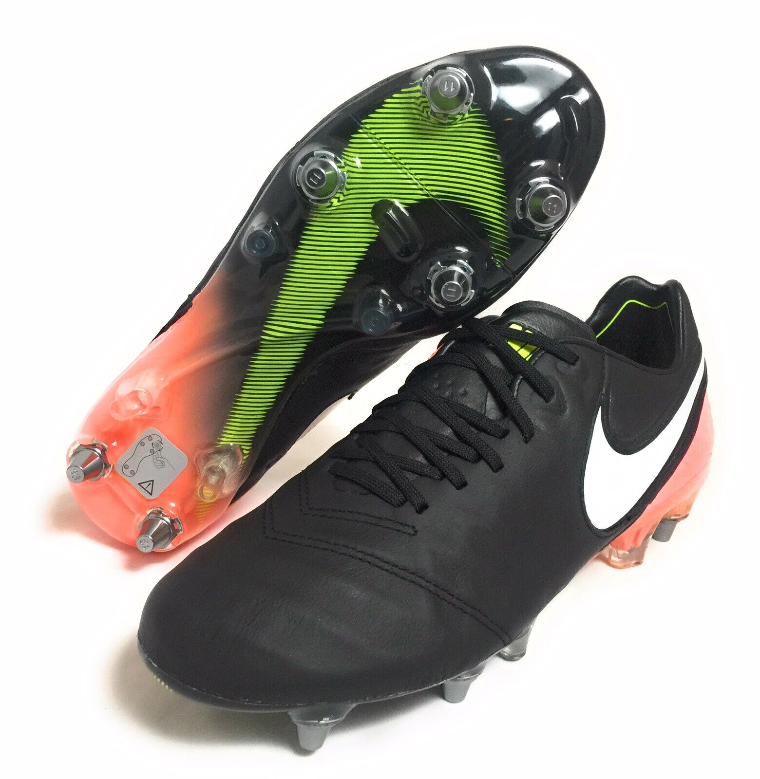 Nike Tiempo Legend VI SG-PRO Leather Soccer Cleats NEW 819680-019 Size 6.5 | eBay