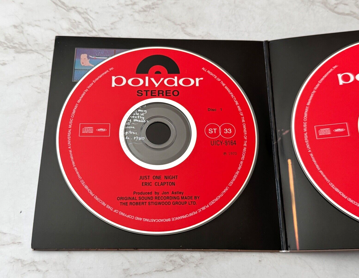 Eric Clapton Just One Night 2 CD Mini LP LTD ED. JAPAN w/Obi