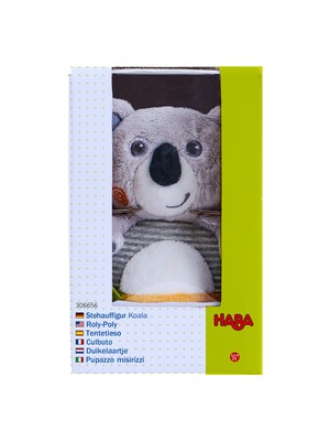 HABA Stoffpuppe Stehauffigur Koala Kuscheltier Stofftier Spielzeug Kleinkinder