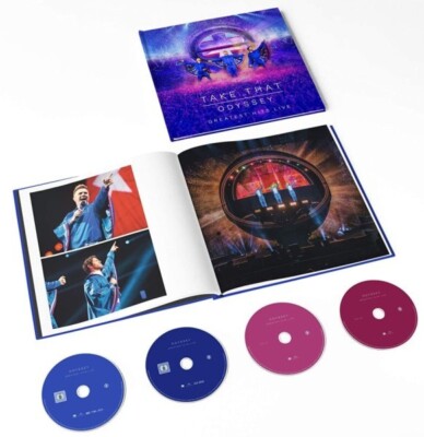 Take That   Odyssey - Greatest Hits Live/ Box-Set /2 CD, DVD, Blu-Ray /NEU & OVP