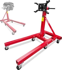 2000LBS Engine Lift Stand With 4 Adjustable Arms 360°Rotating Head, Heavy Duty