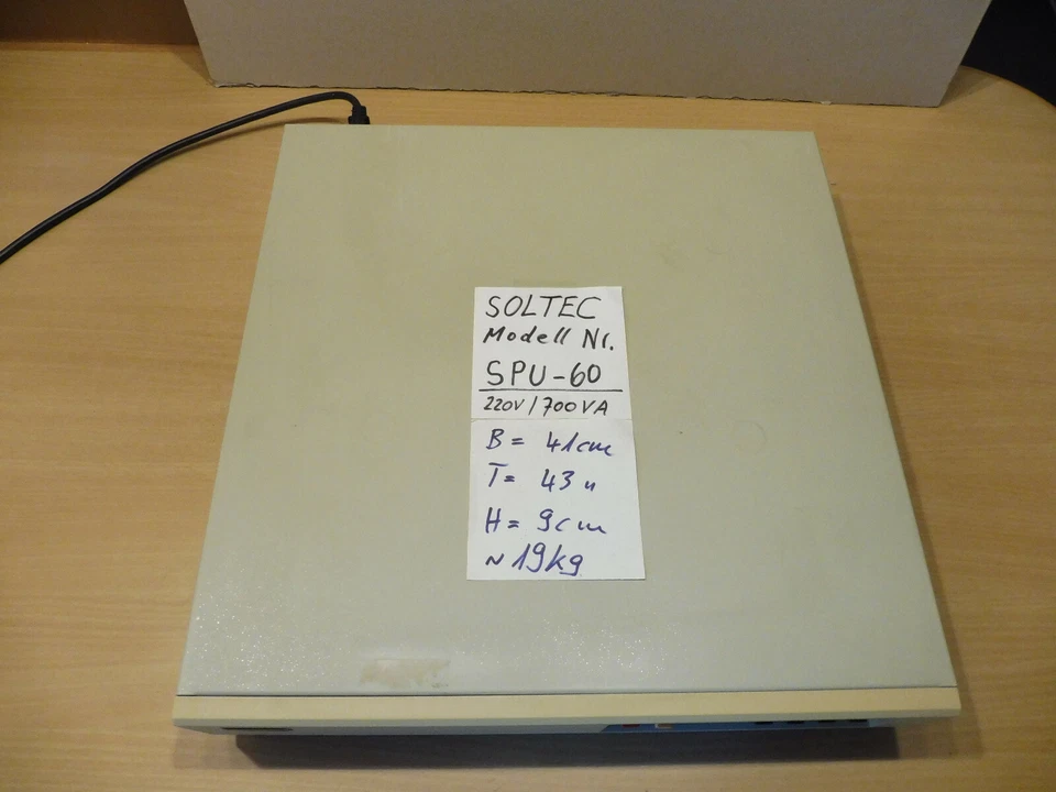 USV, SOLTEC USV 700 VA, neue Akku´s - Bild 4 von 4