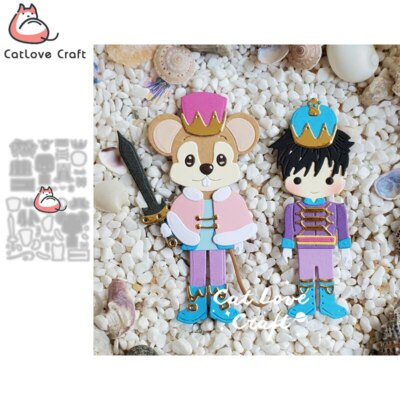 Christmas Nutcracker Prince Mouse King Metal Cutting Dies Scrapbook Card Craft