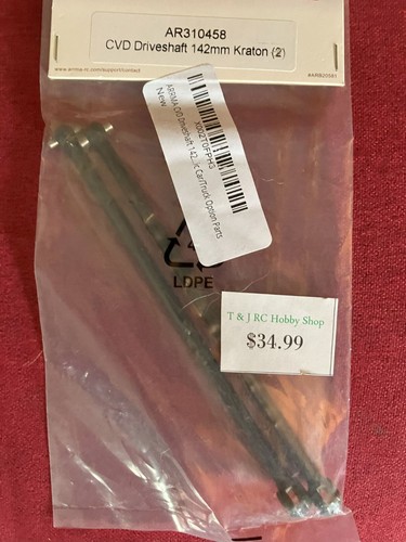 Arrma 4x4 Outcast AR310458 CVD Driveshafts 142 mm & ARA330589 Suspension Arms Fr - 第 3/13 張圖片