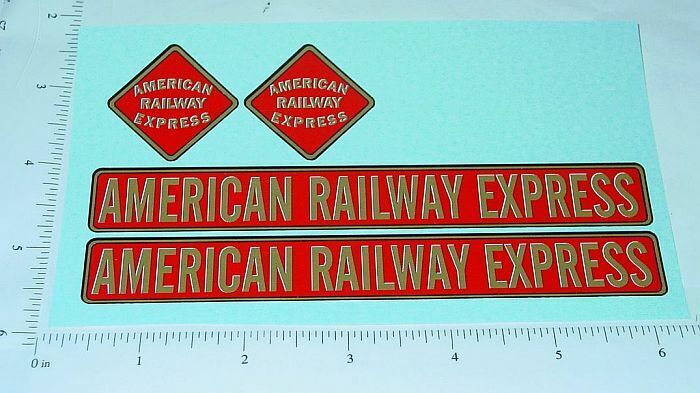 Keystone American Railway Express Stickers       KY-017