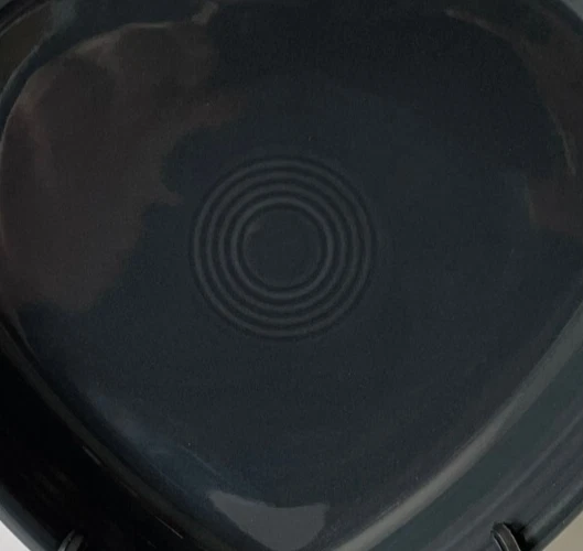 NUEVO 1ª Qual. Fiesta 9" GRIS PIZARRA 26oz RETIRADO GRAN CORAZÓN CUENCO SAN VALENTÍN ~A Foto 4 de 4