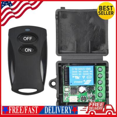 433MHz Mini Module 10A DC 12V Wireless Remote Control Switch On Off Transmitter