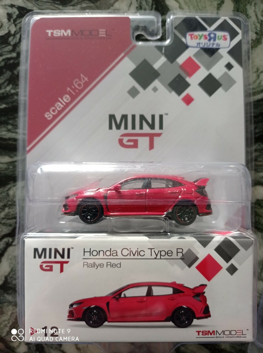 MINI GT 12 Toysrus Honda Civic Type R Rallye Red | eBay