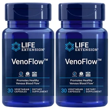 Venoflow 2X30Caps 200mg Life Extension Nattokinase/Pycnogenol/French Maritime 