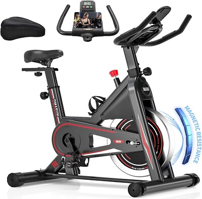 DMASUN Exercise Bike for Home Gym Use with LCD Display Tablet