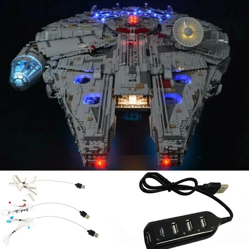 USB Light Kit for LEGO 75192 MOC UCS Super Falcon Millennium Building Set-Not IN - Picture 2 of 12