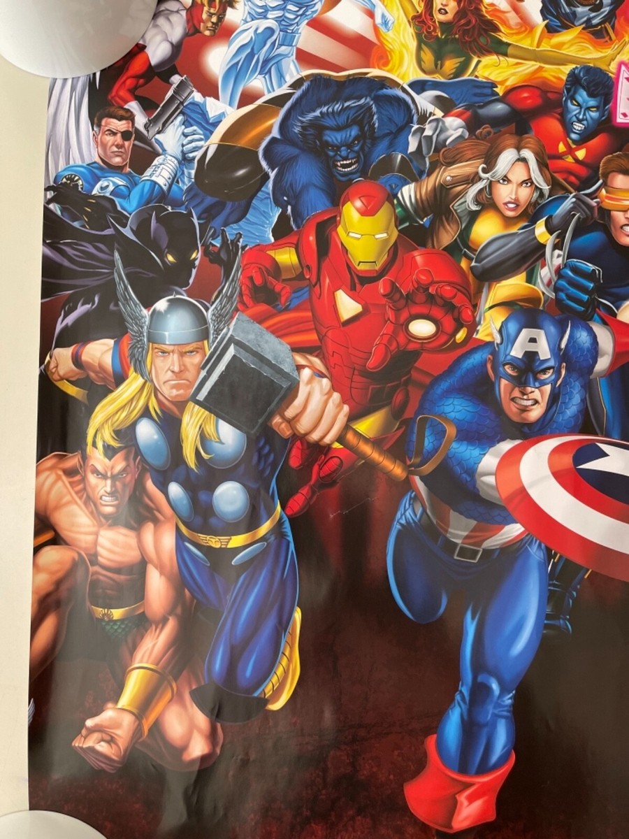 MARVEL HEROES, X-MEN,HULK, CAPTAIN AMERICA ,LICENSED 2008