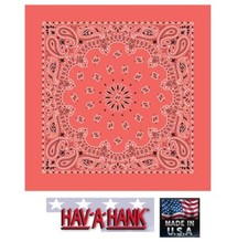 12-USA MADE Hav-A-Hank Honeysuckle PREMIUM PAISLEY BANDANA Scarf Scarve Head