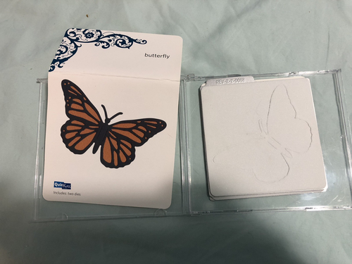Quickutz 4 X4 Thin Metal Cutting Die *** BUTTERFLY - Picture 2 of 2