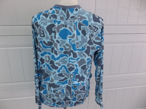 NWT MEN'S UNDER ARMOUR UA FISH ELITE PRINTED LONG SLEEVE SHIRT.LARGE.NEW 2025.B - Picture 3 of 4
