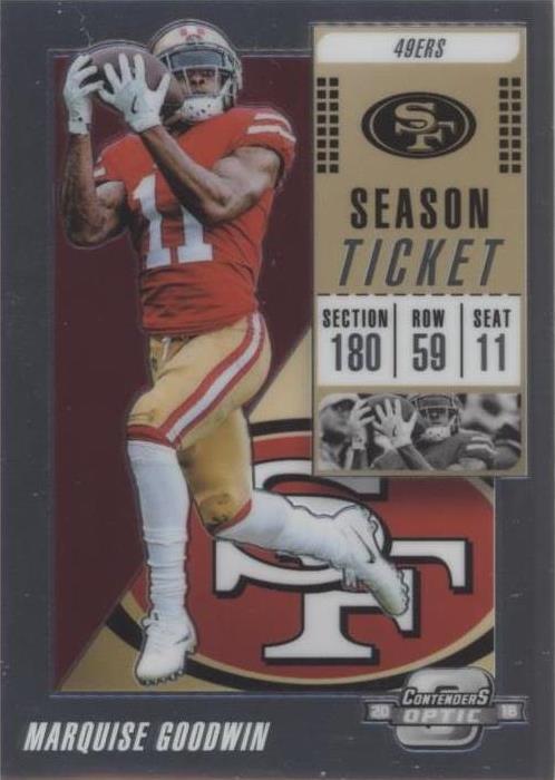 2018 Panini Contenders Optic Marquise Goodwin #15 - 1 of 2