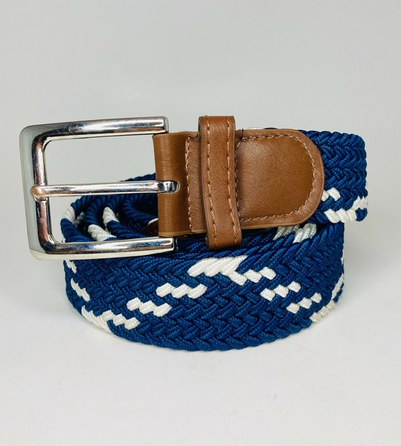Tucker Blair Mens Blue Needle Point Duck Belt Size 34 eBay