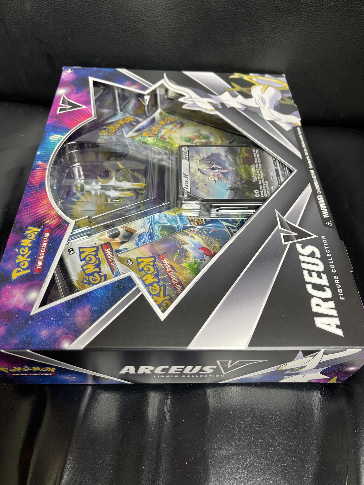 Pokémon TCG Sword & Shield Arceus V Figure Collection Box 4x Lot - US