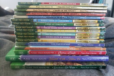 Magic Tree House 17 Book Lot Vol. 3-6, 8, 10-16 21, 27, 29, 30, 43