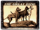 Great Dane Dog Metal sign dog pet shop great gift vintage style wall decor 218