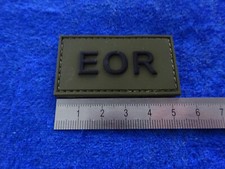 A50-08 Patch Militär Gummi Klett EOR Abzeichen explosive ordnance reconnaissance