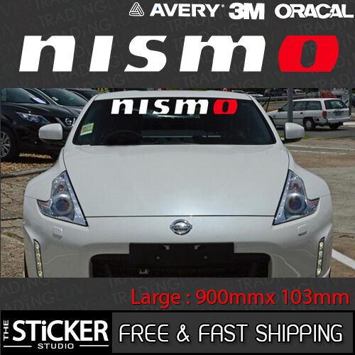 Nismo Logo Sticker Racing Car suit 370z 350z GTR Skyline Silvia - Picture 1 of 3