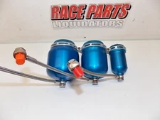 Roush Spun Alum 3 tank brake fluid reservoirs BMRS L/W lines AP race  061725-5