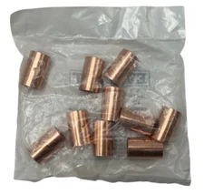 Everbilt Pipe Coupling with Stop Copper 1/2"-10PC
