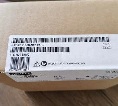 NEW SIEMENS 6ES7516-3AN02-0AB0 SIMATIC S7-1500 CPU 1516-3 PN/DP CPU