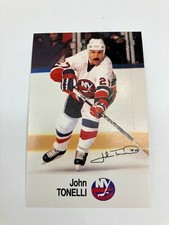 1988-89 ESSO All-Star NHL Hockey Card John Tonelli New York Islanders