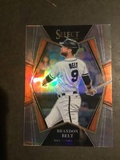 2022 Select Baseball Brandon Belt Holo Premier Level San Francisco Giants 