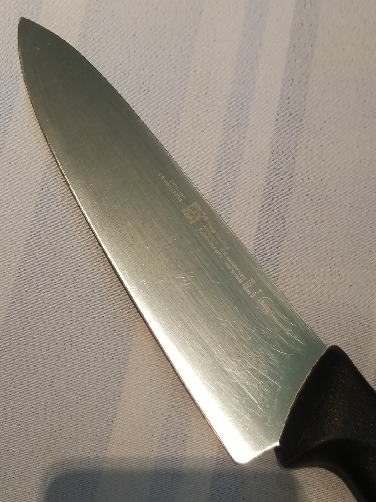 Zwilling J.A. Henckels 32208204 Chef Knife 8" Black Handle Spain ,Free Shipping eBay