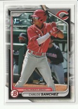 2024 Bowman Baseball Carlos Sanchez #BP-25 1st Bowman Prospects Cincinnati Reds