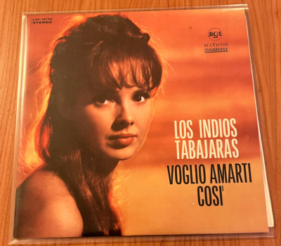 LP Los Indios Tabajaras Voglio Amarti Cosi RCA LSP 1017 VG+/VG Italy PS 1965 GRB