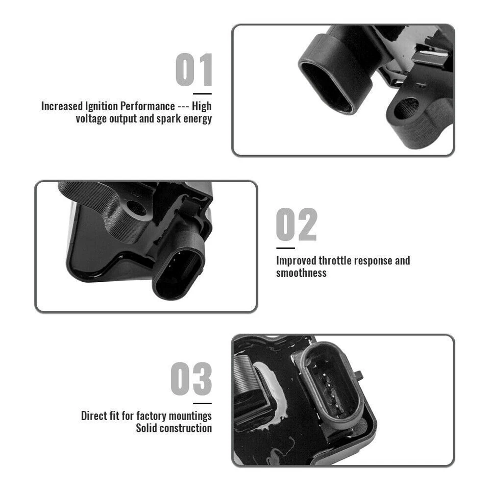 8 Square Ignition Coils For WORKHORSE FASTRACK FT1061 (2004 - 2005) UF271 Foto 4 de 4