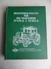 Original ERSATZTEILKATALOG TRAKTOR ZT 320 A + ZT 323 A  Fortschritt DDR 1987